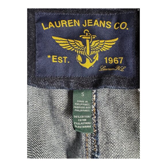 Ralph Lauren Denim Military Style Vest S Double Breasted Gold Buttons 1967 Desig - Picture 12 of 13